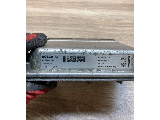 Блок управления двигателем ECU    09496667A, 0281001776   Volvo S70  V70  V70 XC
