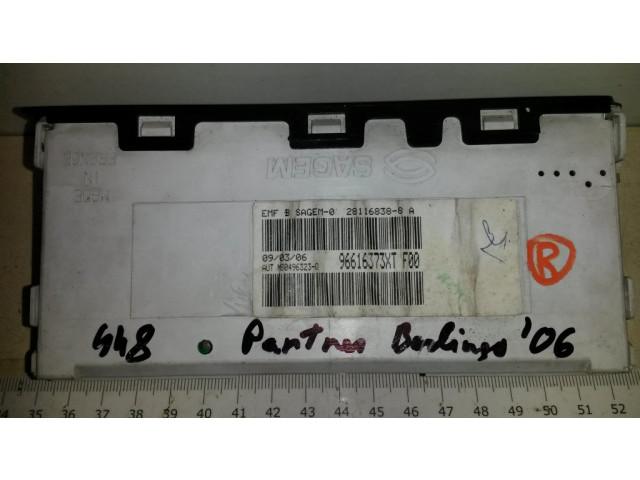 Дисплей 96616373XT, 96616373XTF00 Citroen Berlingo