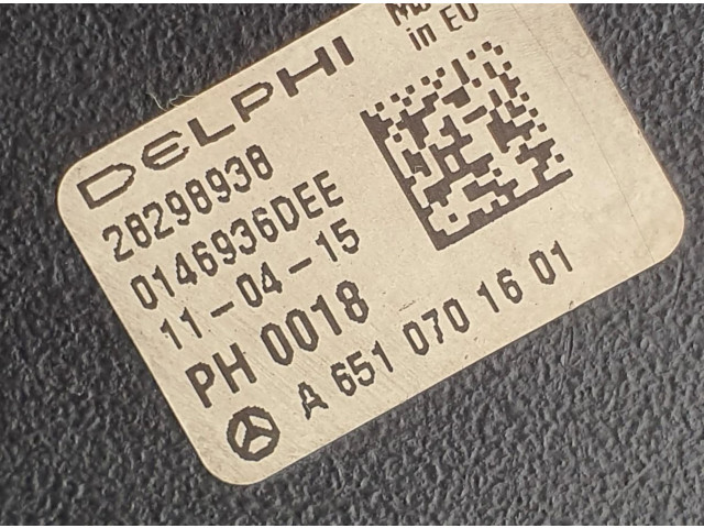 Vstřikovací čerpadlo A6510701601 Mercedes-Benz GLK (X204)