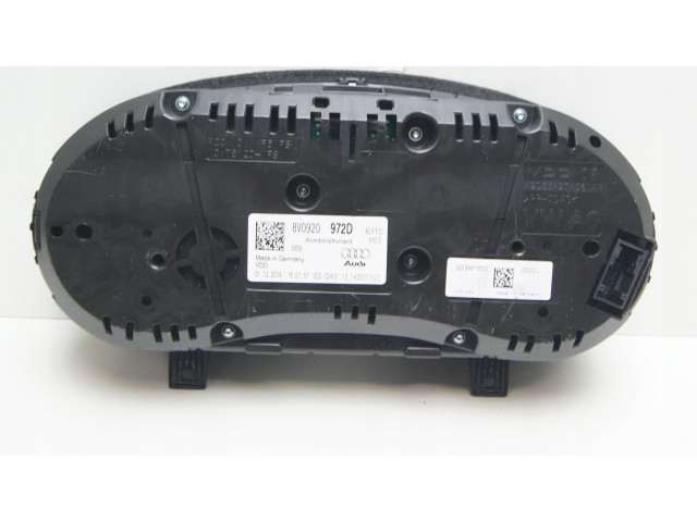 Панель приборов 8V0920972D, 8V0920972D Audi A3 S3 8V