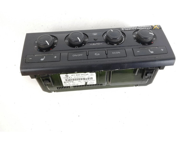Блок управления климат-контролем 4F1820043AA, 4F0910043   Audi A6 S6 C6 4F