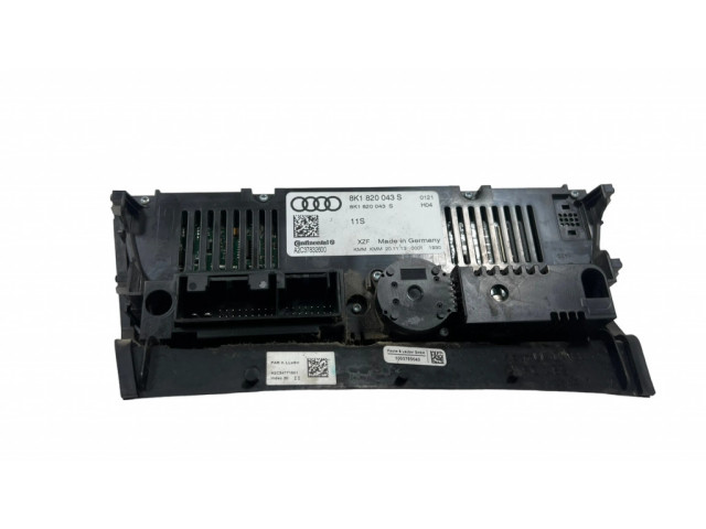 Блок управления климат-контролем 8K1820043S, A2C37832600   Audi A4 S4 B8 8K