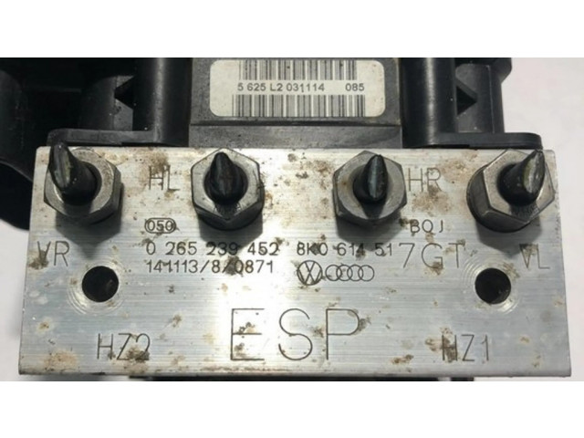 Jednotka ABS 8K0907379CN, 0265239452 Audi A4 S4 B8 8K 2015