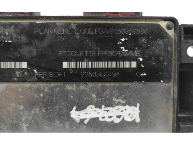 Řídící jednotka 9650360480 Citroen Berlingo 2003