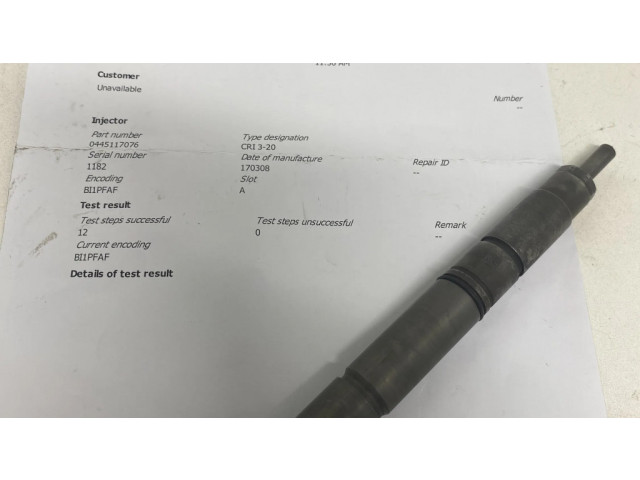 Форсунка 059130277EJ, 0445117076    Volkswagen Touareg II для дизельного двигателя Crc 3