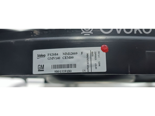 Вентилятор радиатора     1610781580, 9801559180    Citroen C3 Aircross 