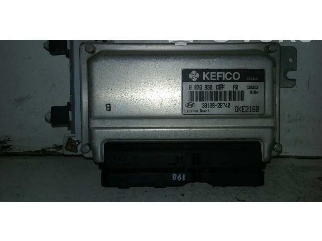 Блок управления двигателем Блок управления 3910626740, 9030930198F Hyundai Coupe
