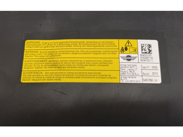 Надувная подушка для сиденья 8334702, 604321201 Mini Paceman (R61)