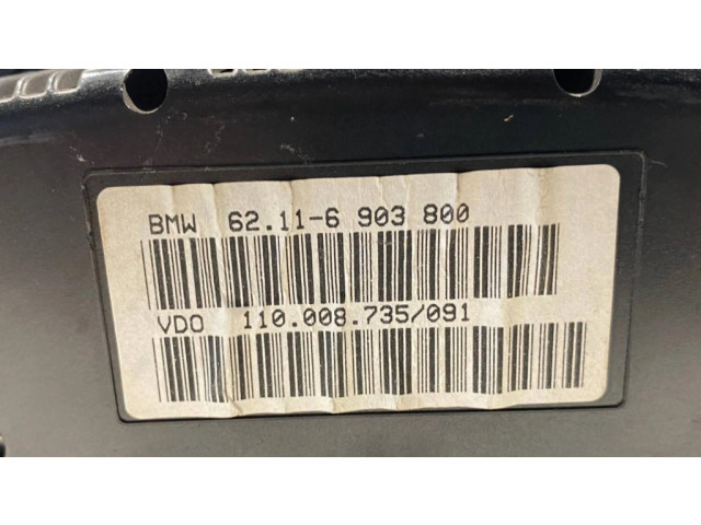 Přístrojová deska BMW 5 E39 2001 6903800, 62116903800