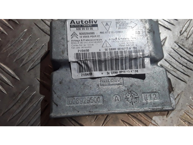 Блок подушек безопасности 9665266080, 608990300 Citroen C5