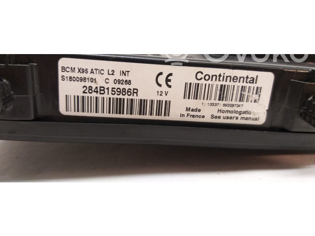 Блок комфорта 284B15986R Renault Megane III