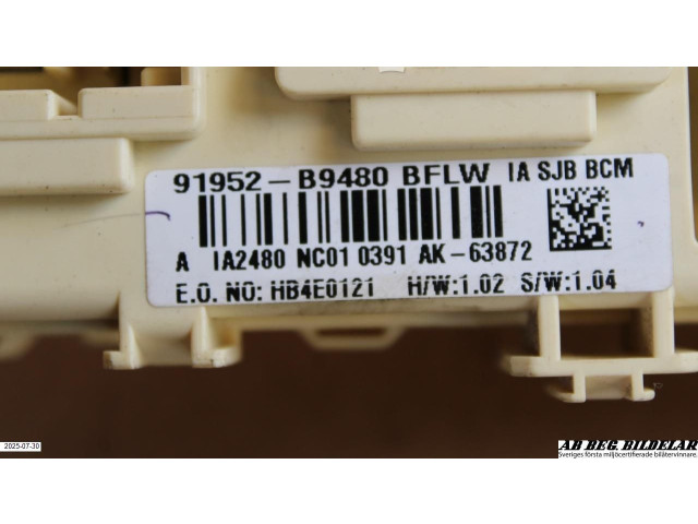 Блок предохранителей 91952B9480 Hyundai i10