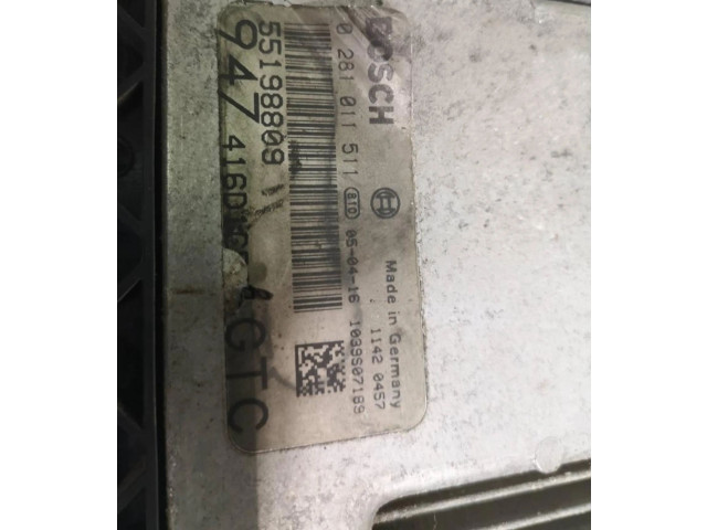 Блок управления двигателем Блок управления 0281011511 Alfa Romeo GT
