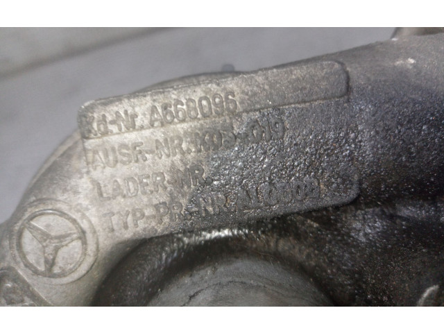 Turbodmychadlo Турбина 53031015089, A668096 Mercedes-Benz A W168 cdi