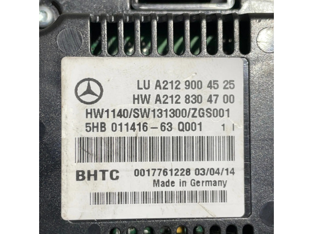 Блок управления климат-контролем A2129004525, 5HB01141663   Mercedes-Benz E C207 W207