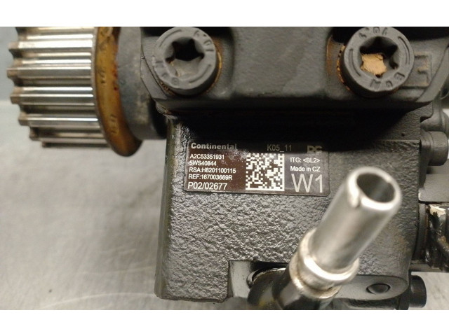 Vstřikovací čerpadlo 167003669R, 5WS40844 Renault Megane IV K9KG656