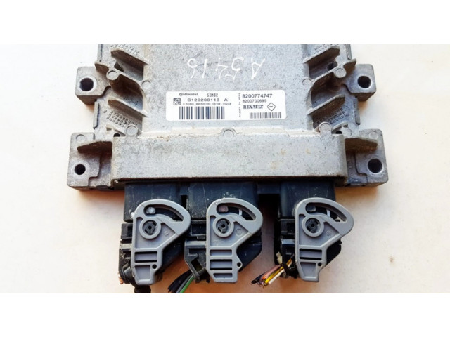 Блок управления двигателя S120200113, 8200774747 8200700695 Renault Twingo II