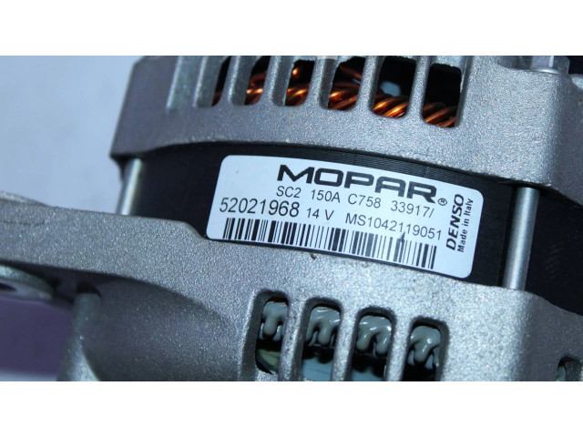 Генератор 52021968, MS1042119051 Jeep Renegade 2.0