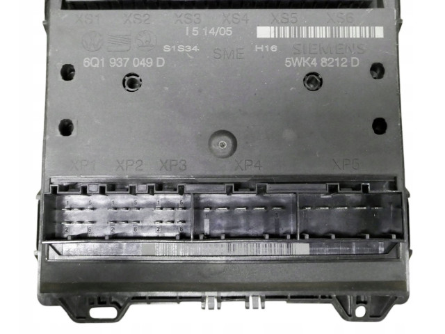 Комфортный модуль 6Q1937049D, 5WK48212D Skoda Fabia Mk1 (6Y)