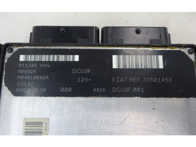 Řídící jednotka Fiat Punto Evo 2003