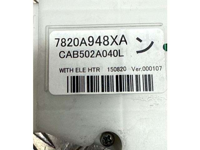 Блок управления климат-контролем 7820A948XA, 150820 Mitsubishi Outlander