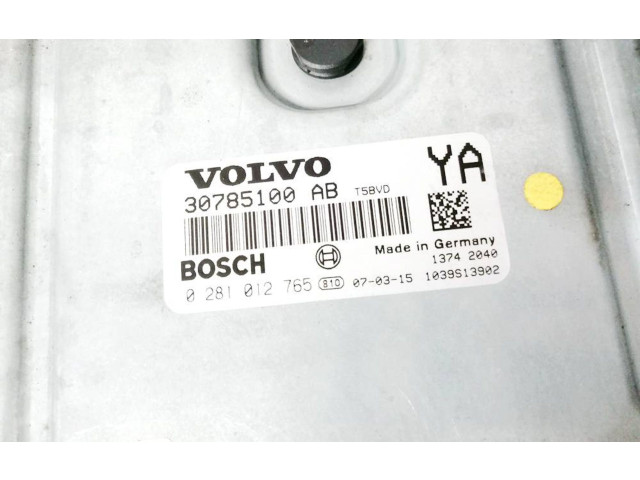 Блок управления двигателя 30785100ab, 0281012765   Volvo S80