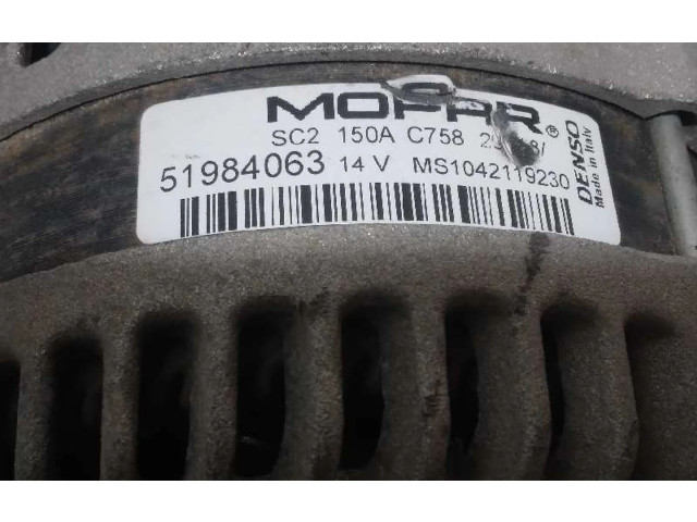 Генератор 51984063, MS1042119230 Jeep Renegade 1.0