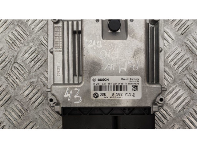 Řídící jednotka 8582719, 0281031354 BMW 5 F10 F11 2014