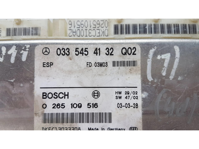 Блок управления АБС 0335454132   Mercedes-Benz E W211