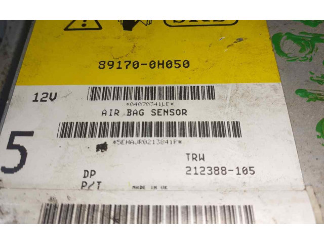 Блок подушек безопасности 891700H050   Peugeot 107