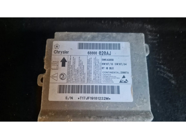 Блок подушек безопасности 68000020AJ, 5WK43858   Chrysler Town & Country V