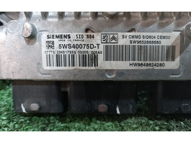 Блок управления двигателя 5WS40075DT, 5WS40075DT   Citroen C2