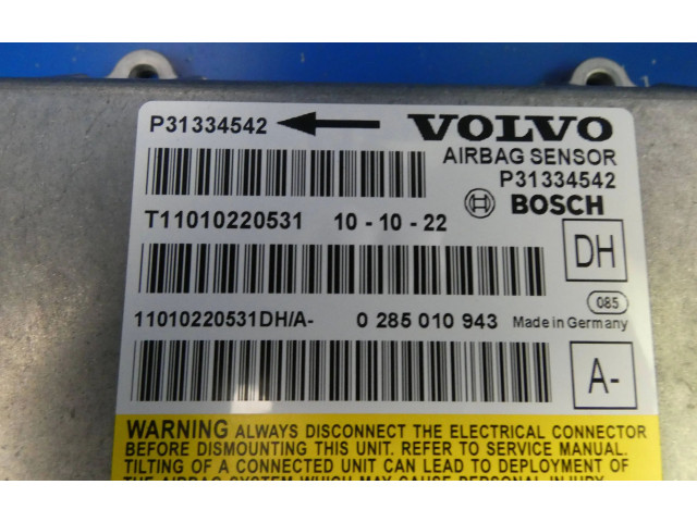 Блок подушек безопасности P31334542, T11010220531 Volvo S60