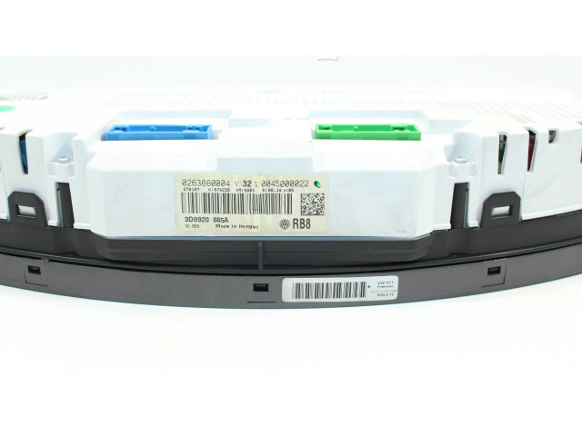 Панель приборов 3D0920885A   Volkswagen Phaeton       