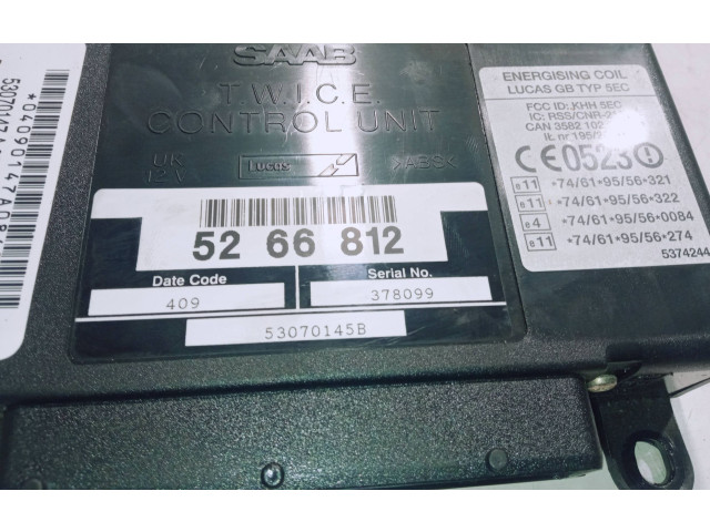 Блок комфорта 53070145B, 5266812 Saab 9-5