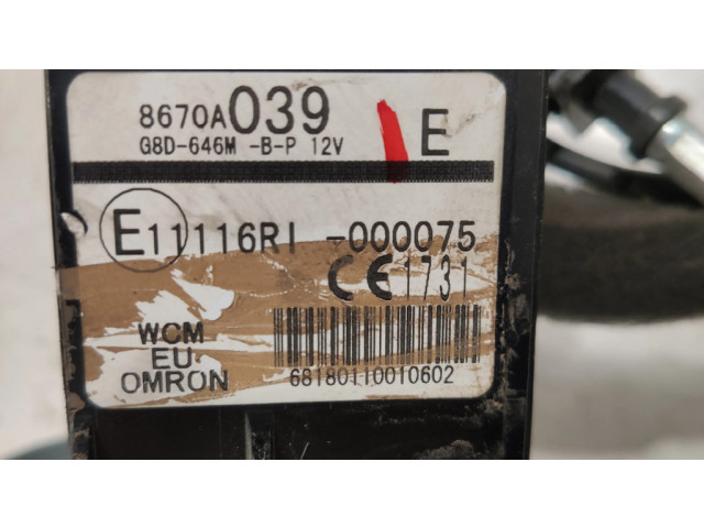 Комплект блоков управления 9665465280, 8637A824 Citroen C-Crosser