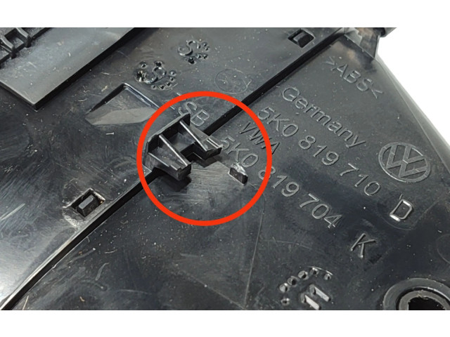 Блок управления климат-контролем 5K0819710D   Volkswagen Golf VI