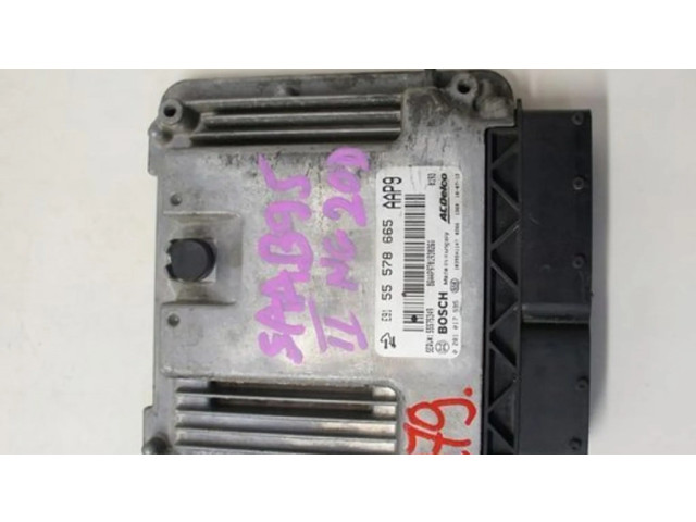 Блок управления двигателя 55578665   Saab 9-5
