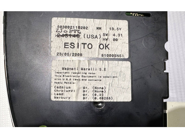 Панель приборов 503002110202 Maserati GranTurismo