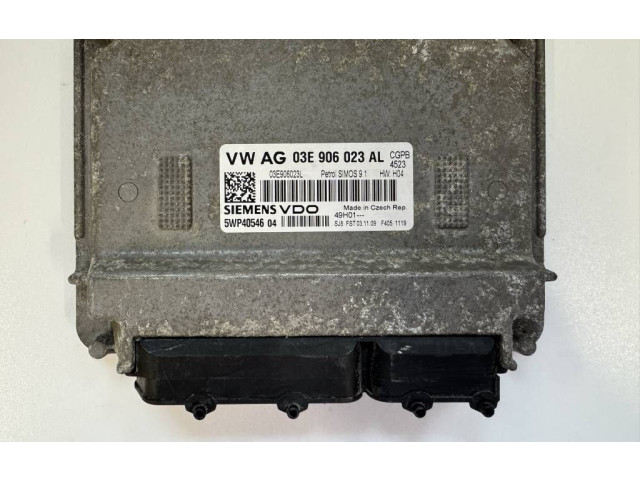 Блок управления двигателя 03E906023AL, 03E906023L   Skoda Fabia Mk2 (5J)