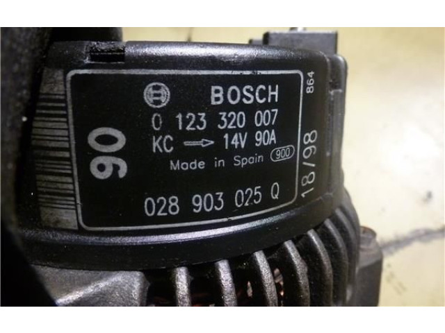 Генератор 123320007, 28903025Q Volkswagen Golf III