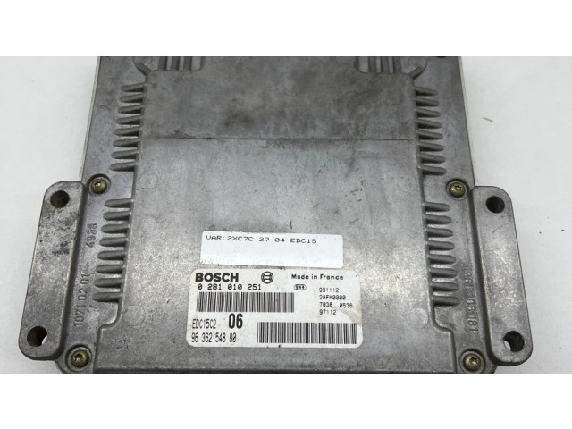 Řídící jednotka 9636254880, EDC15C2   Citroen Xantia 2000