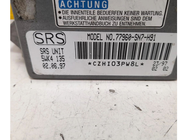 Блок подушек безопасности 77960SN7H91, 77960SN7H91 Honda Accord