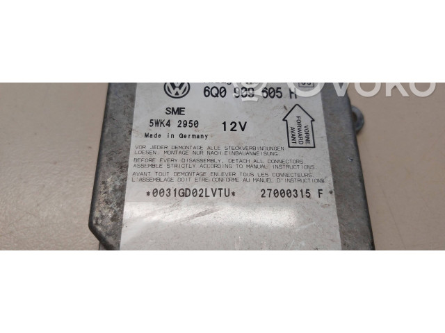 Блок подушек безопасности 6Q0909605H Skoda Fabia Mk1 (6Y)