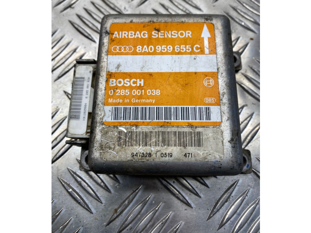Блок подушек безопасности 8A0959655C, 0285001038   Audi A6 S6 C4 4A