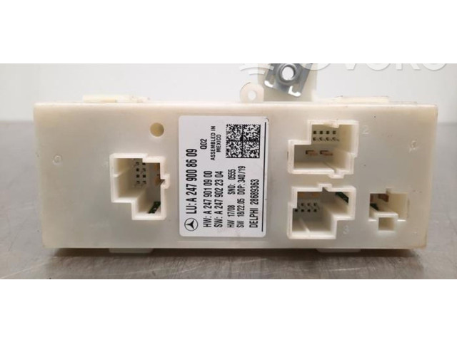 Antenos valdymo blokas A2479008609   Mercedes-Benz GLB x247