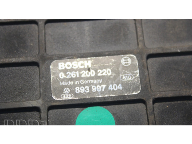 Блок управления двигателя 0261200220, 893907404 Audi 80 90 B3