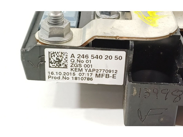 Pojistková skříňka Řídící jednotka BSM A2465402050 Mercedes-enz B W246 W242 2017