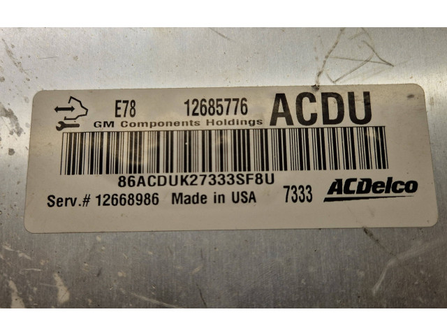 Řídící jednotka 12685776 Buick Encore I 2019
