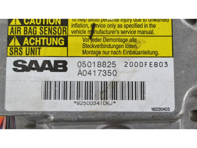 Блок подушек безопасности Saab 9-5